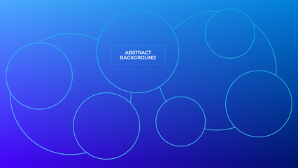 ABSTRACT BACKGROUND ELEGANT GRADIENT MESH BLUE SMOOTH LIQUID COLORFUL WITH GEOMETRIC LINE CIRCLE DESIGN VECTOR TEMPLATE GOOD FOR MODERN WEBSITE, WALLPAPER, COVER DESIGN 