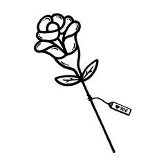 svg 14FEB love doodle element set