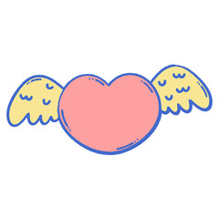 svg 14FEB love doodle element set