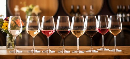 Visit a local winery or create a wine tasting experience at home with a variety of wines