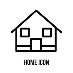  House icons. Real estate. Homely or housing contour. Residential building. Urban apartment. In black and white color.