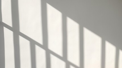 Shadow overlays on white background. Window light shadow on the wall overlay. Sun Shadows Play