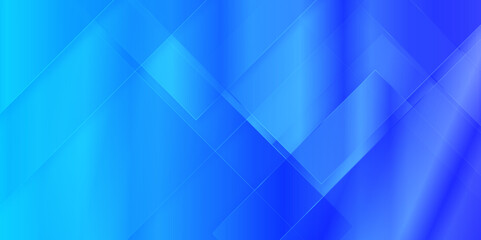 Obraz premium Abstract blue background with dynamic network technology and business concept lines, Modern simple blue abstract background geometric pattern, blue stripes geometric overlapping background vector. 