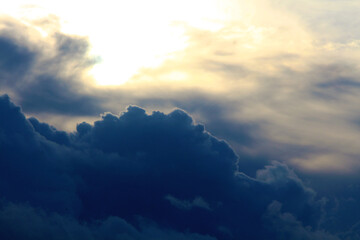 clouds and sun