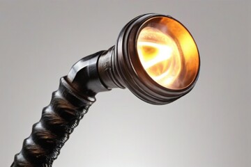 close up of a flashlight - obrazy, fototapety, plakaty