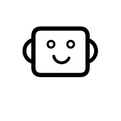 Robot Line Icon 