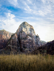 the great white throne at Zion national park