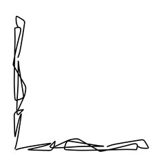 Abstract Line Corner Border 