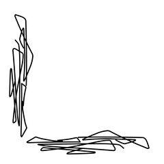 Abstract Line Corner Border 