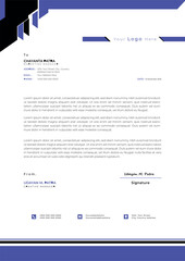 Corporate business vector letterhead design temple