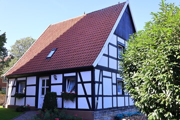Blick in das Zentrum Zentrum des Wallfahrtsortes Stromberg, einem Ortsteil der Stadt Oelde im Münsterland	