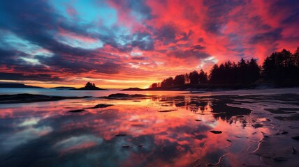 Colorful Sunrise Background