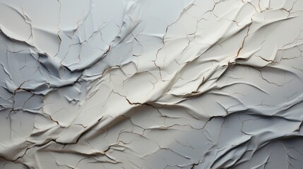 Rough texture in the style of crumpled and torn paper. white grunge background.
