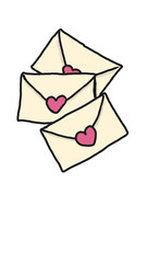 envelope with heart