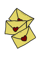 envelope with heart