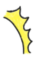 3d render of a label with arrow