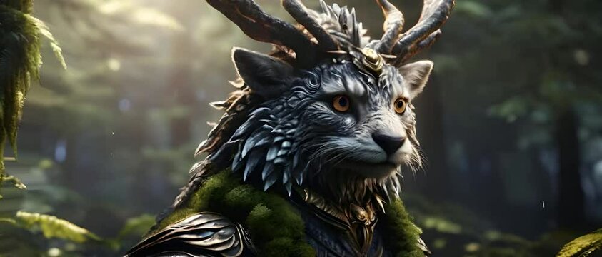A group of fantastical creatures, each one with its own unique features and abilities, gathered together in a magical forest filled with wonder and diversity