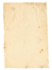 Altes Papier für Schatzkarte mit gezacktem Rand Fotorand