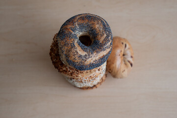 Bagels isolated