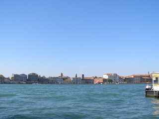 Giudecca canal in Venice