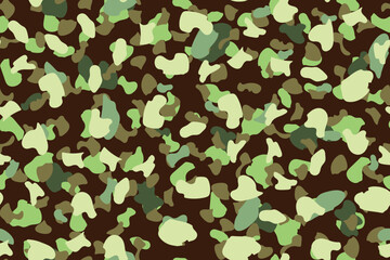 Modern Abstract Camouflage. Seamless Camo Print. Woodland Vector Camoflage. Green Camo Paint. Tree Dirty Grunge. Brown Vector Pattern. Digital Beige Camouflage. Repeat Beige Texture. Seamless Paint.