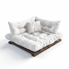Obraz premium Futon white