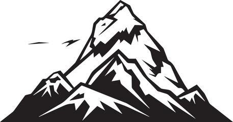 Majestic Mountain logo vector illustration. Majestic Mountain vector Icon and Sign.