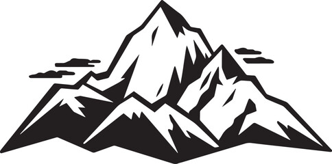 Majestic Mountain logo vector illustration. Majestic Mountain vector Icon and Sign.