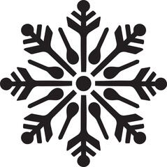 Silent Snowflake logo vector illustration. Silent Snowflake vector Icon and Sign.
