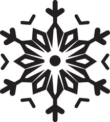 Silent Snowflake logo vector illustration. Silent Snowflake vector Icon and Sign.