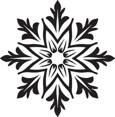Snowflake logo vector illustration. Snowflake vector Icon and Sign.