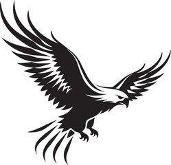 Soaring Eagle logo vector illustration. Soaring Eagle vector Icon and Sign.