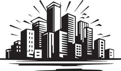 Urban logo vector illustration. Urban vector Icon and Sign.