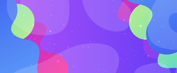 Colorful colourful vector wavy and liquid simple banner modern design. Colorful modern graphic design liquid element for banner, flyer, card, or brochure cover