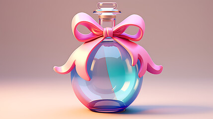 Elegant Soft Pop Style Perfume Bottle