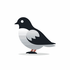 Pigeon in cartoon, doodle style. Isolated 2d vector illustration in logo, icon, sketch style, Eps 10. AI Generative