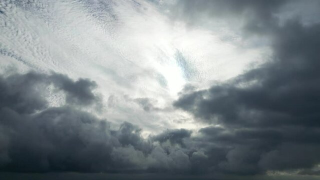 Best Footage of Fast Moving Clouds over England