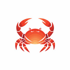 Crab in cartoon, doodle style. Isolated 2d vector illustration in logo, icon, sketch style, Eps 10. AI Generative