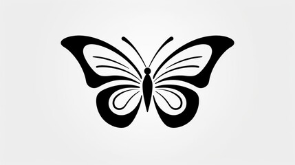 Beautiful Butterfly for Design. Vibrant Orange Hue