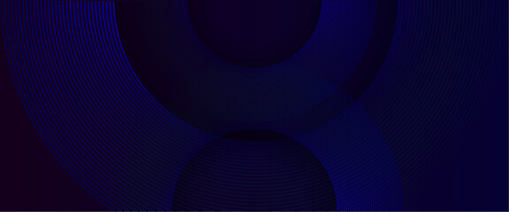 Blue and black vector 3D modern line futuristic tech banner with Black and blue effect illustration Elegant modern futuristic design with shiny lines pattern for banner, brochure, cover, flyer, poster