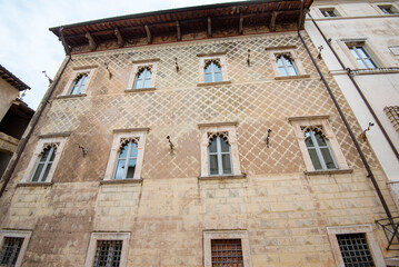 Fototapeta na wymiar Roman House - Spoleto - Italy