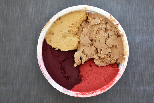 Icecream in a 1 kilo styrofoam cup typical for Argentina