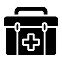 first aid kit glyph icon
