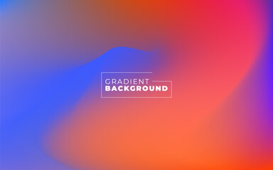 Obraz premium Abstract colorful vector modern fresh blue red gradient background