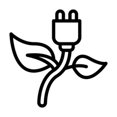 electric line icon