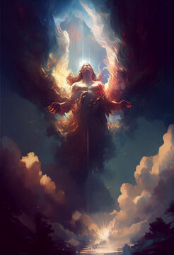 imagine le ciel et l'espace