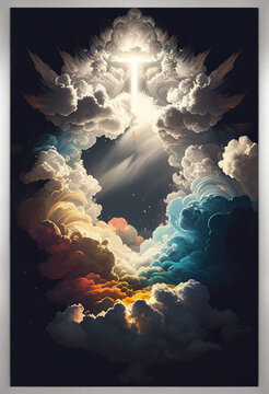 imagine le ciel et l'espace