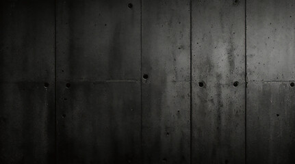 Rissige graue Betonwand, bedeckt mit grauer Zementstruktur als Hintergrund, kann im Design verwendet werden. Schmutzige Betonstruktur mit Rissen und Löchern. - obrazy, fototapety, plakaty