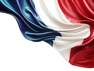 France flag corner border - obrazy, fototapety, plakaty