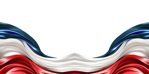 France flag corner border